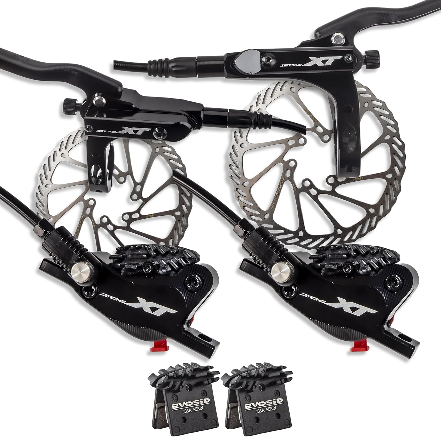 Evosid 6PackPiston hydraulic brakes Kit with 160mm