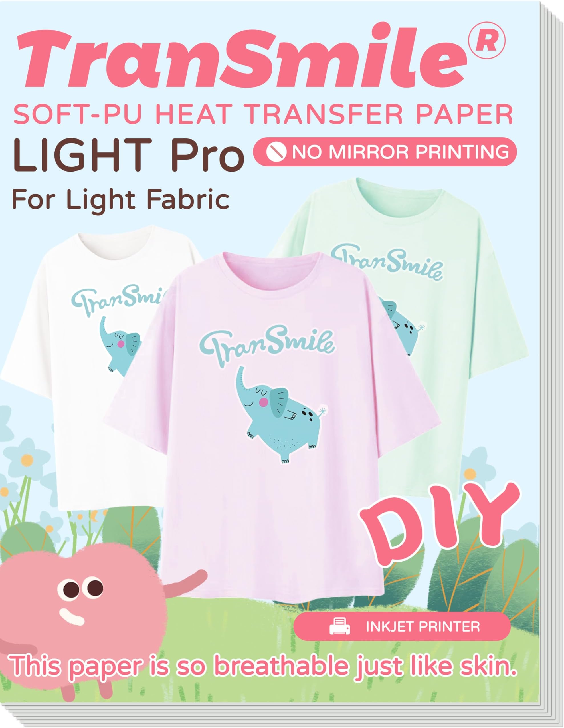 TransOurDream TruHeat Iron on Transfer Paper for Light