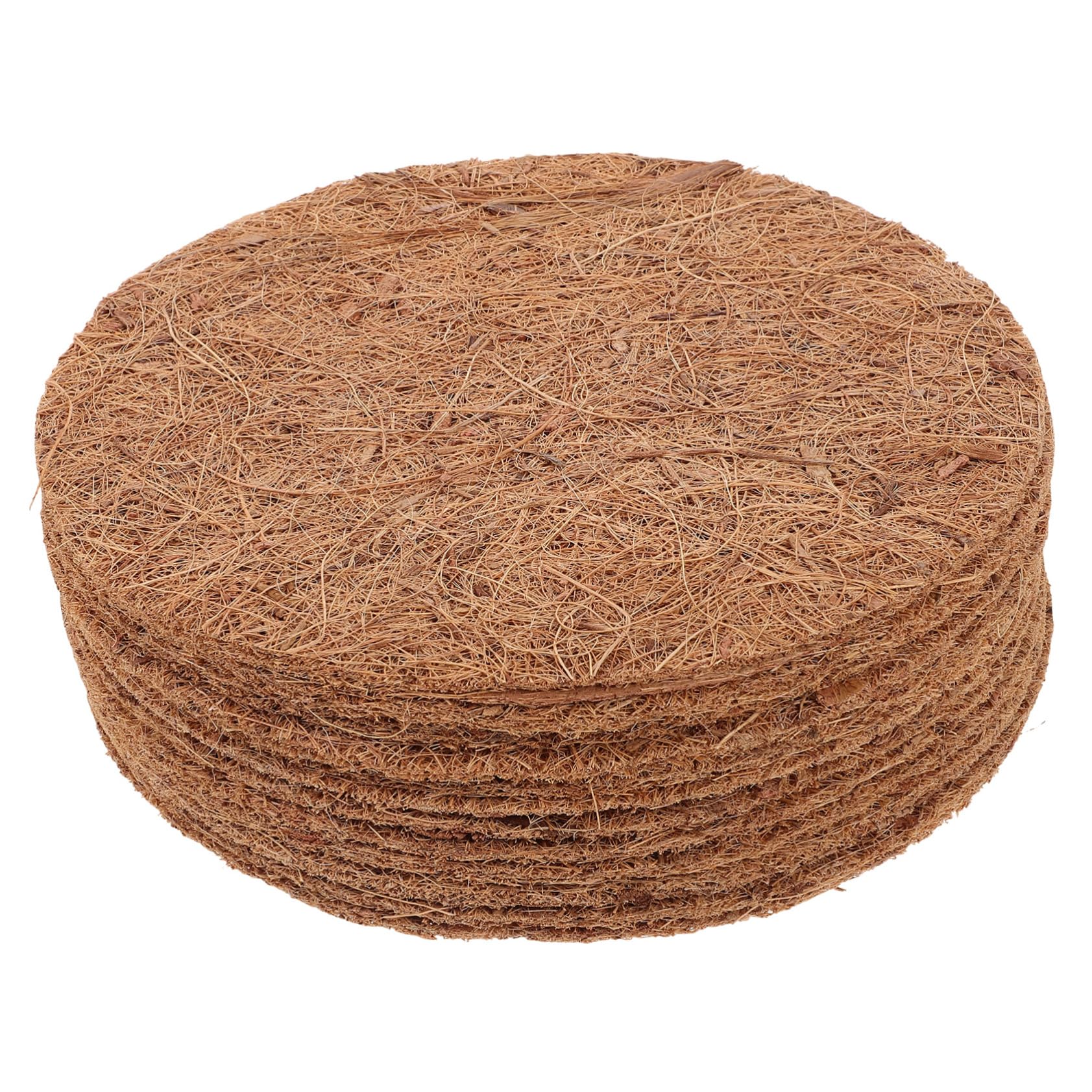 YARNOW 12 Tappetini per Nidificare Uccelli in Fibra di Cocco Naturale, Traspiranti e Facili da Trasportare, per Allevamento Piccioni e Uova