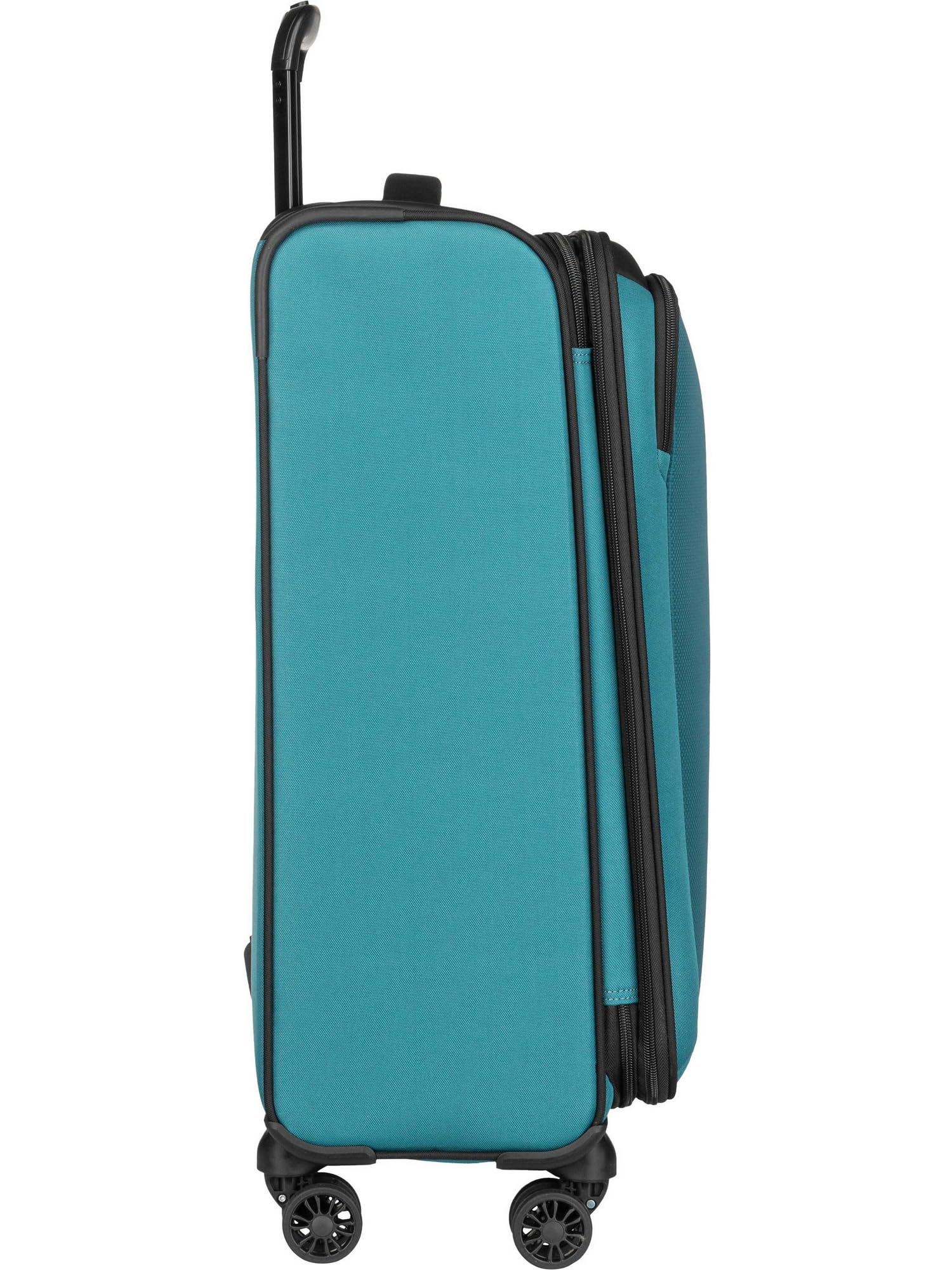 American Tourister Daring Dash - Spinner M, rozszerzalna walizka, 66,5 cm, 67/75 L, czarny/niebieski (czarny/niebieski)