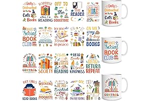UV DTF Cup Wrap: Personalized UV Decals for Book Lovers