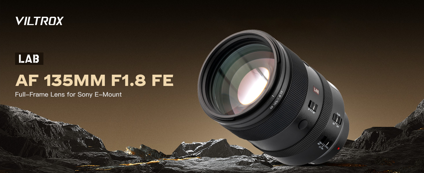 Amazon.com : VILTROX 135mm F1.8 LAB FE Lens AF F/1.8 Full Frame E