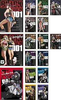 レンタル落ち　DVD ブラックラグーン　シリーズ　セット Amazon.co.jp: BLACK LAGOON ブラックラグーン 全6巻 + The