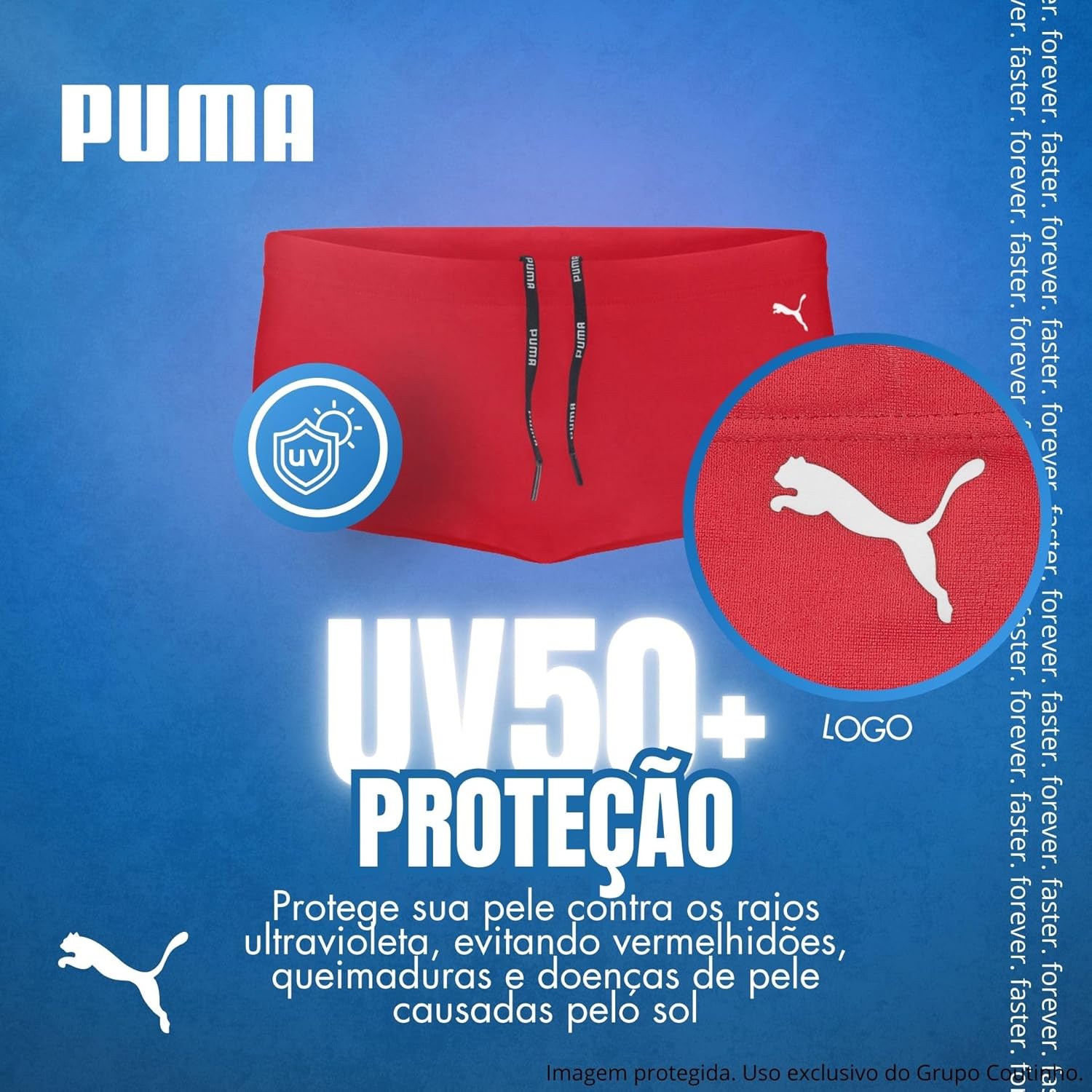 Sunga Puma Lateral Larga UV50+ Cordão Ajustável Xtra Life Piscina Praia Masculino Adulto em promoção! Veja a oferta e mais achadinhos de Moda praia 5 Hoje é o melhor dia para comprar Sunga Puma Lateral Larga UV50+ Cordão Ajustável Xtra Life Piscina Praia Masculino Adulto com aquele preço maroto! Promoção! Aproveite a oferta! 5