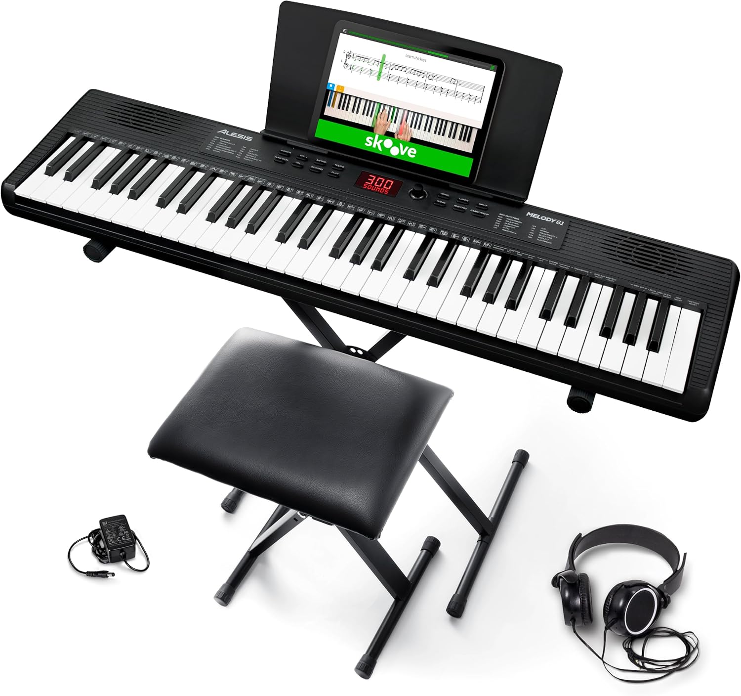 Alesis Melody 61 MK4 Keyboard Piano for Beginners with 61 Keys