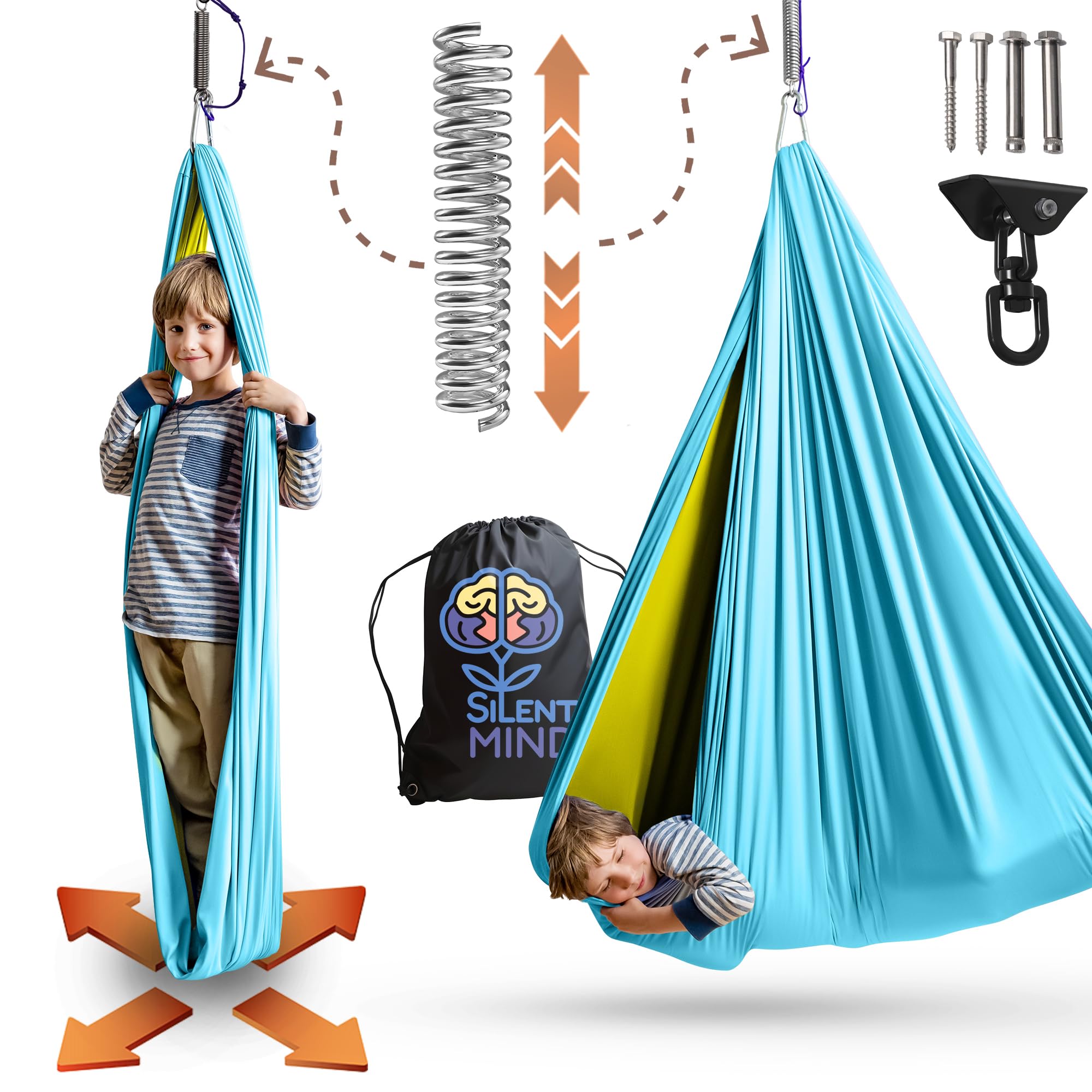Snapklik.com : Sensory Swing Innovative Multi-Directional Spring ...