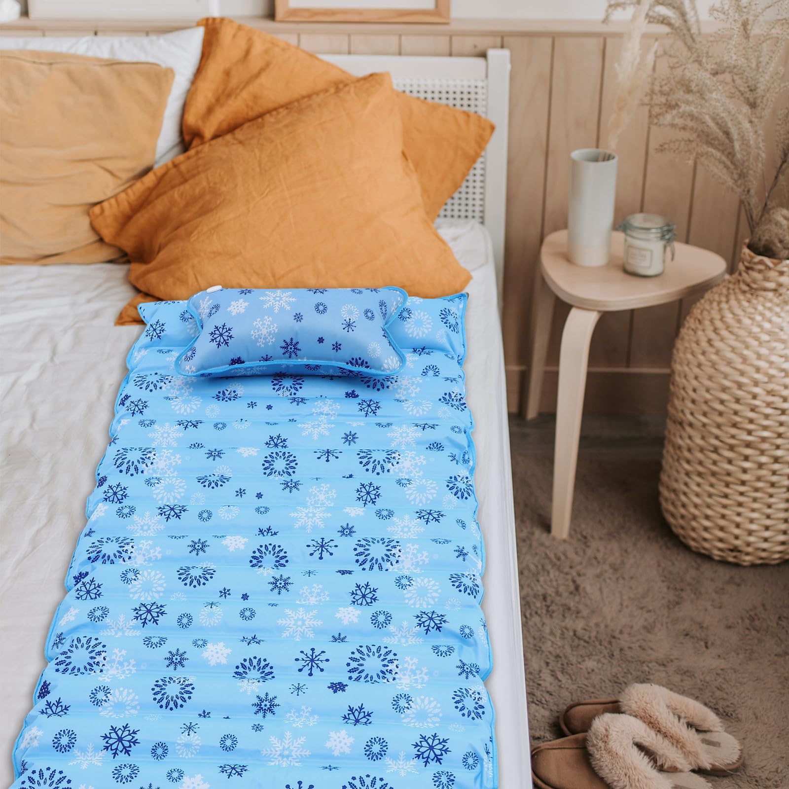 Happyyami Materasso ad Acqua Refrigerante Estivo in PVC, Water Bed Rinfrescante per Adulti e Anziani, Materassino per Casa e Dormitorio