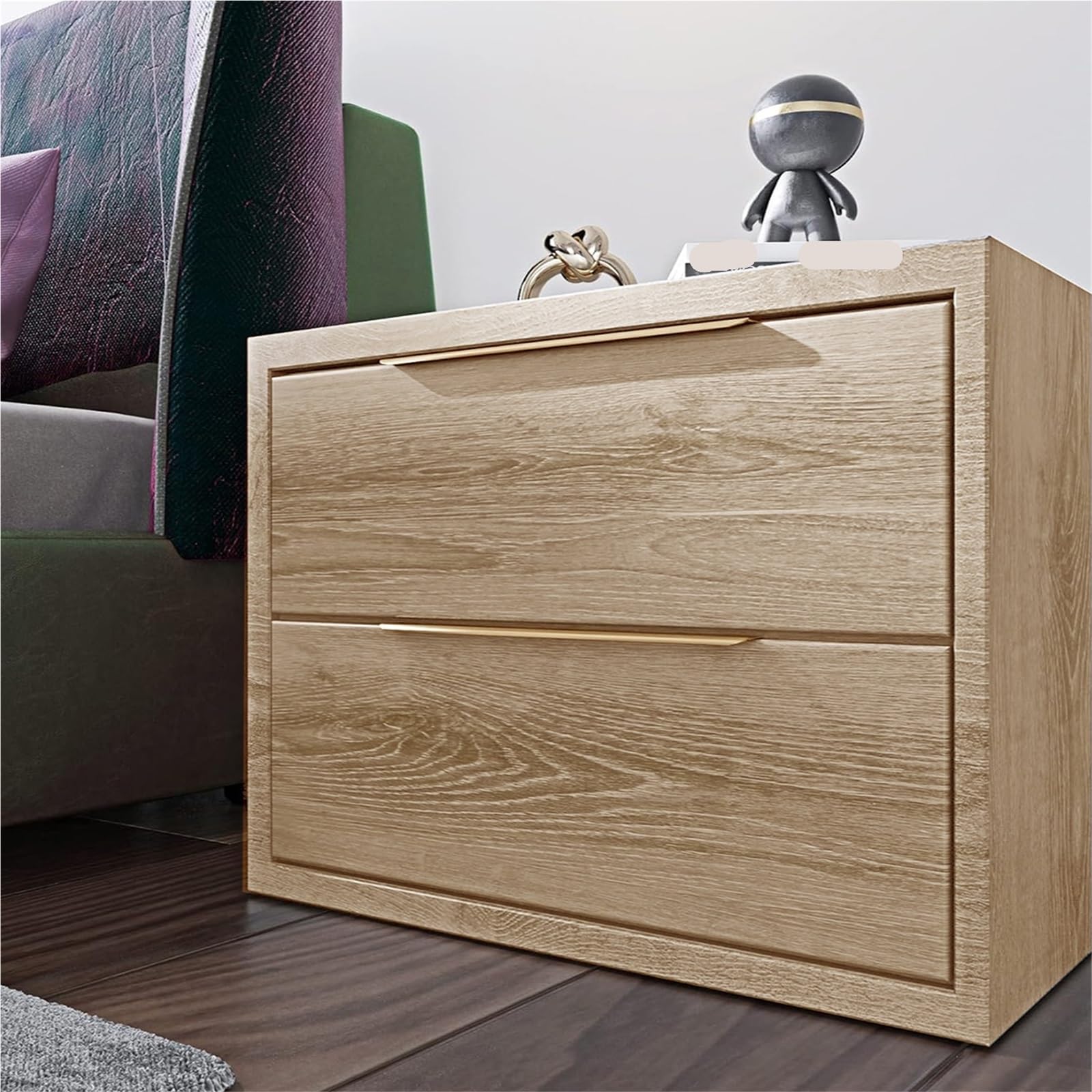 Rotolo di adesivi in ​​PVC con venature del legno