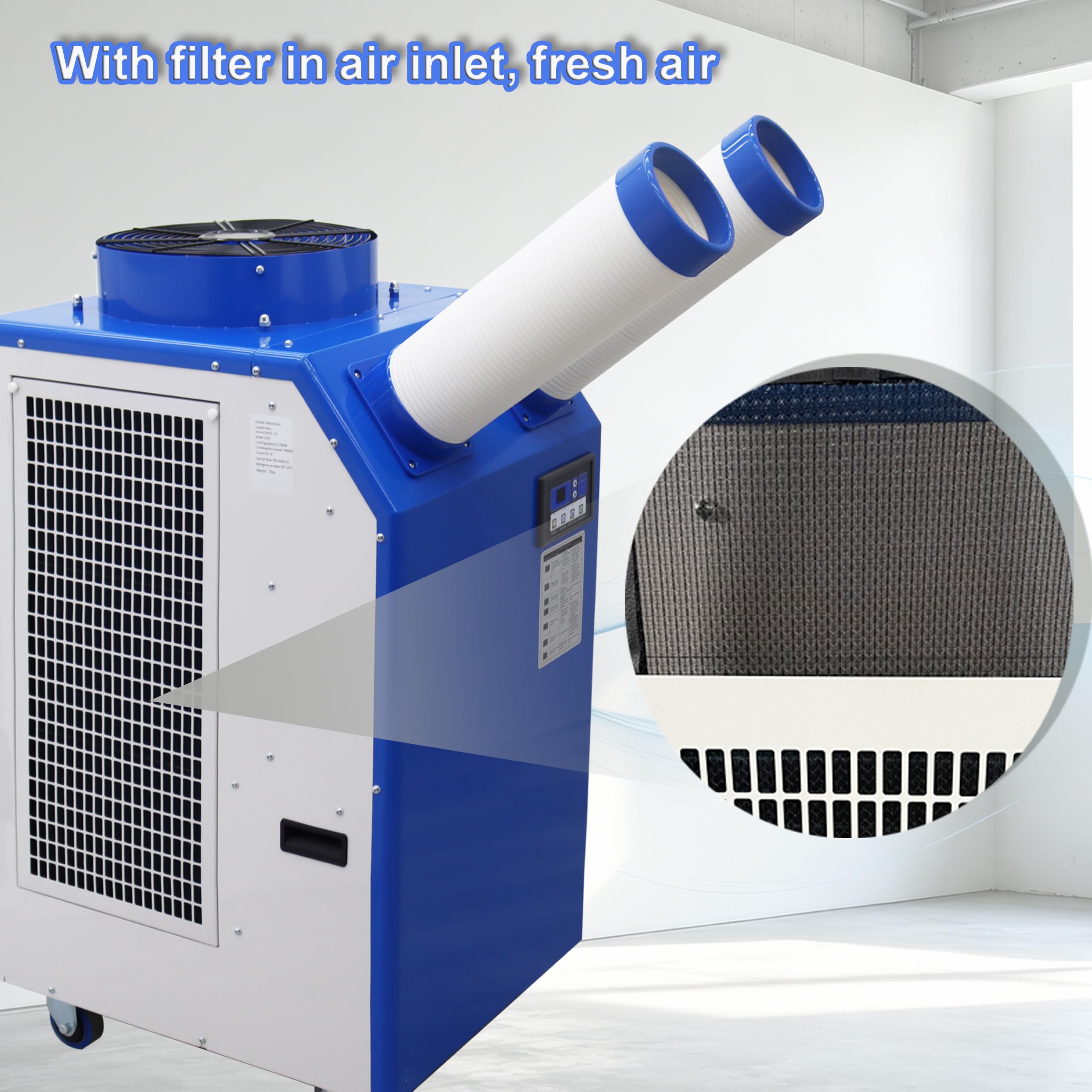 Amazon | TECHTONGDA 18700 BTU 工業用スポットクーラー ポータブル