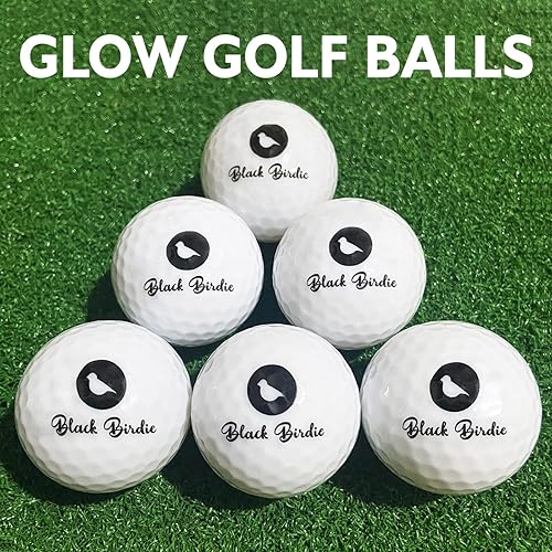 Miniatura 7 de Blach Birdie Pelotas de golf nocturnas que brillan en la oscuridad se iluminan 10 minutos intermitentes en seis colores para hombres y mujeres,