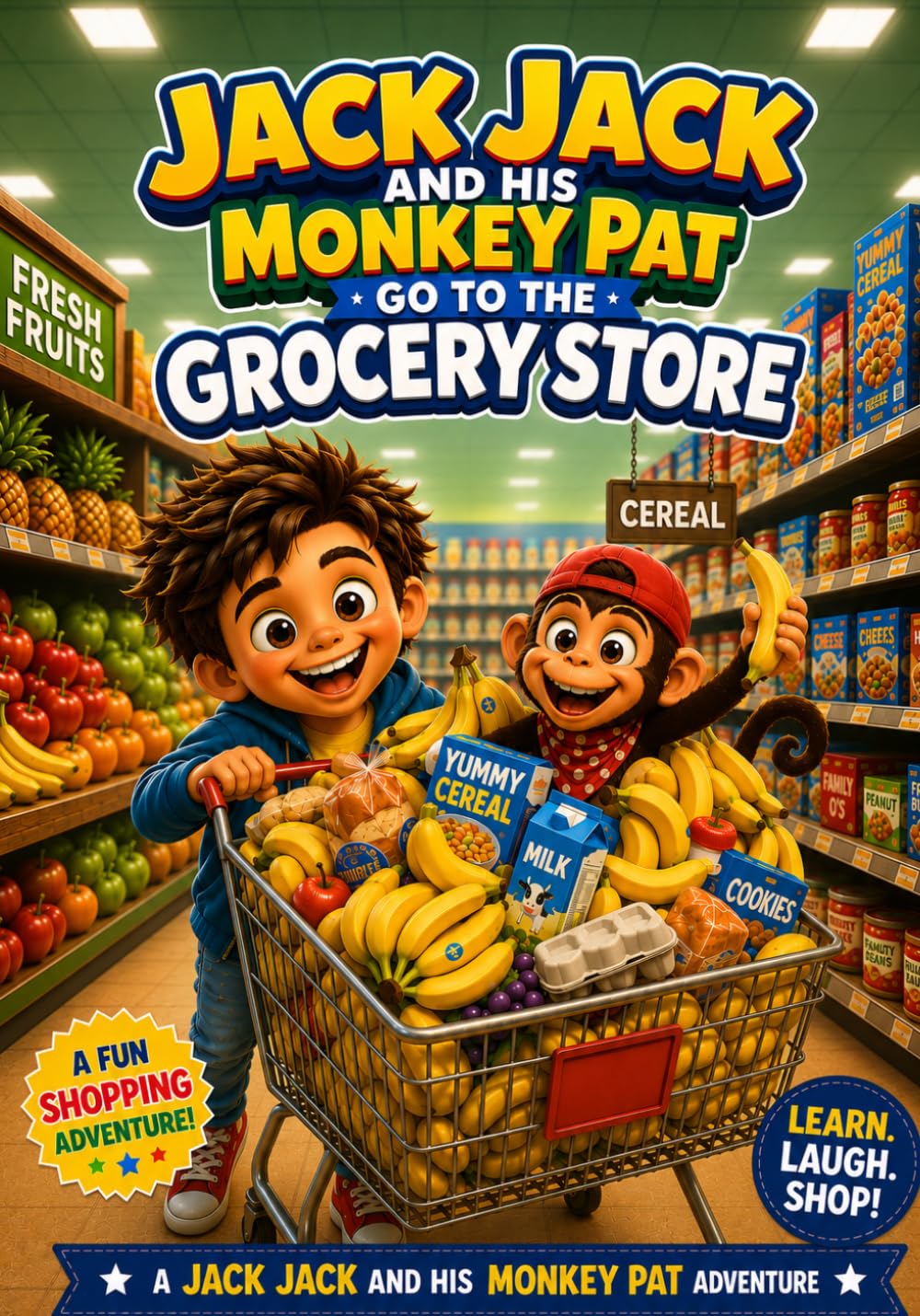 Jack Jack and His Monkey Pat: Go To The Grocery Store