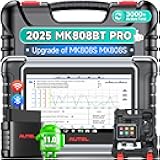 Autel Scanner MaxiCOM MK808BT PRO, 2025 2.0 Full Bidirectional Diagnostic Tool as MK900 MX900 MK900BT, Pro Ver. of MK808S MX808S, 3000+ Test, 28+ Service, All System, Brake Bleed, Injector Coding, FCA