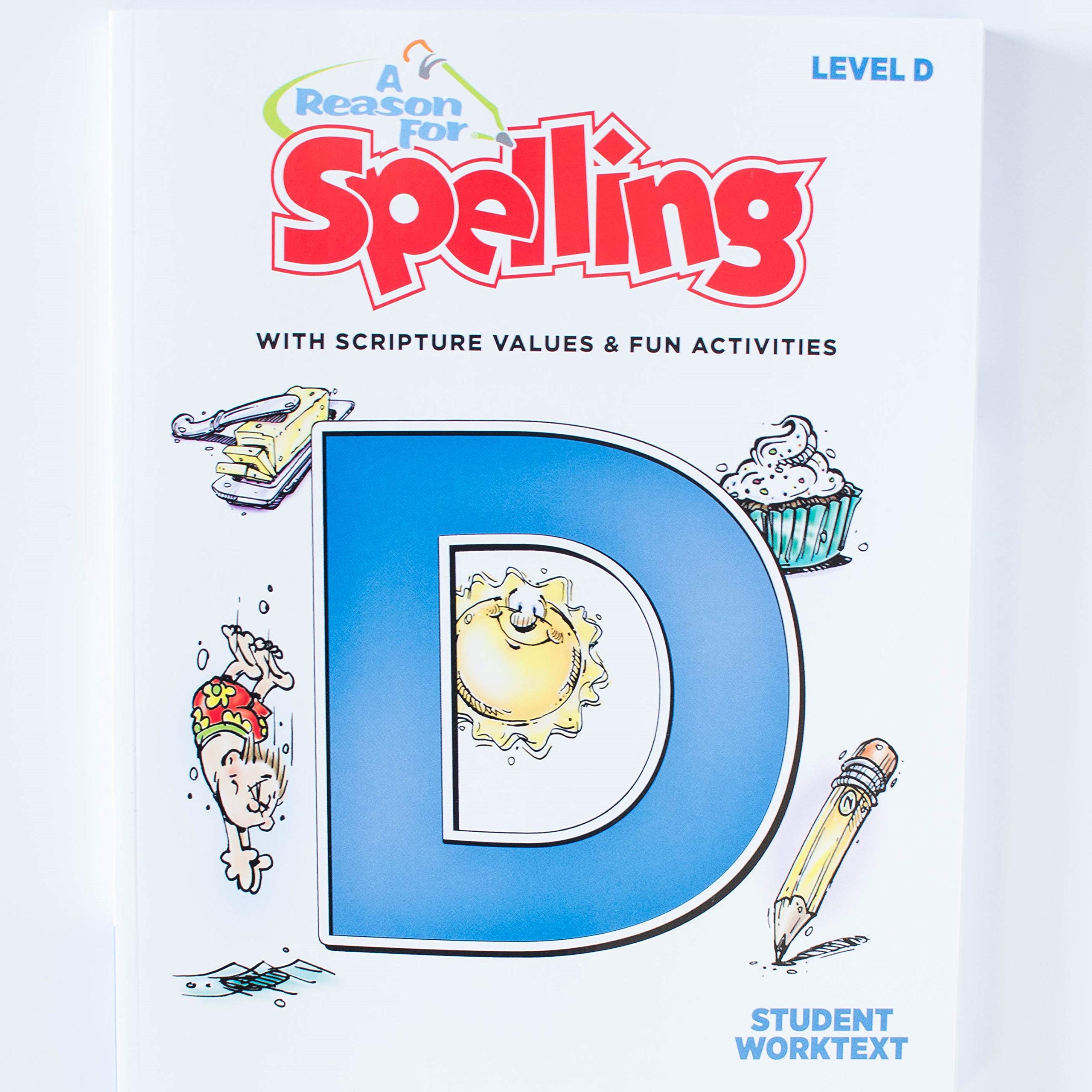 Amazon.com: 4th Grade Spelling Homeschool Set Level D by A Reason For -  Complete Curriculum Kit for Fourth Graders - Practice Workbook for Words,  Vocabulary & Comprehension Skills - Kids Help Learning