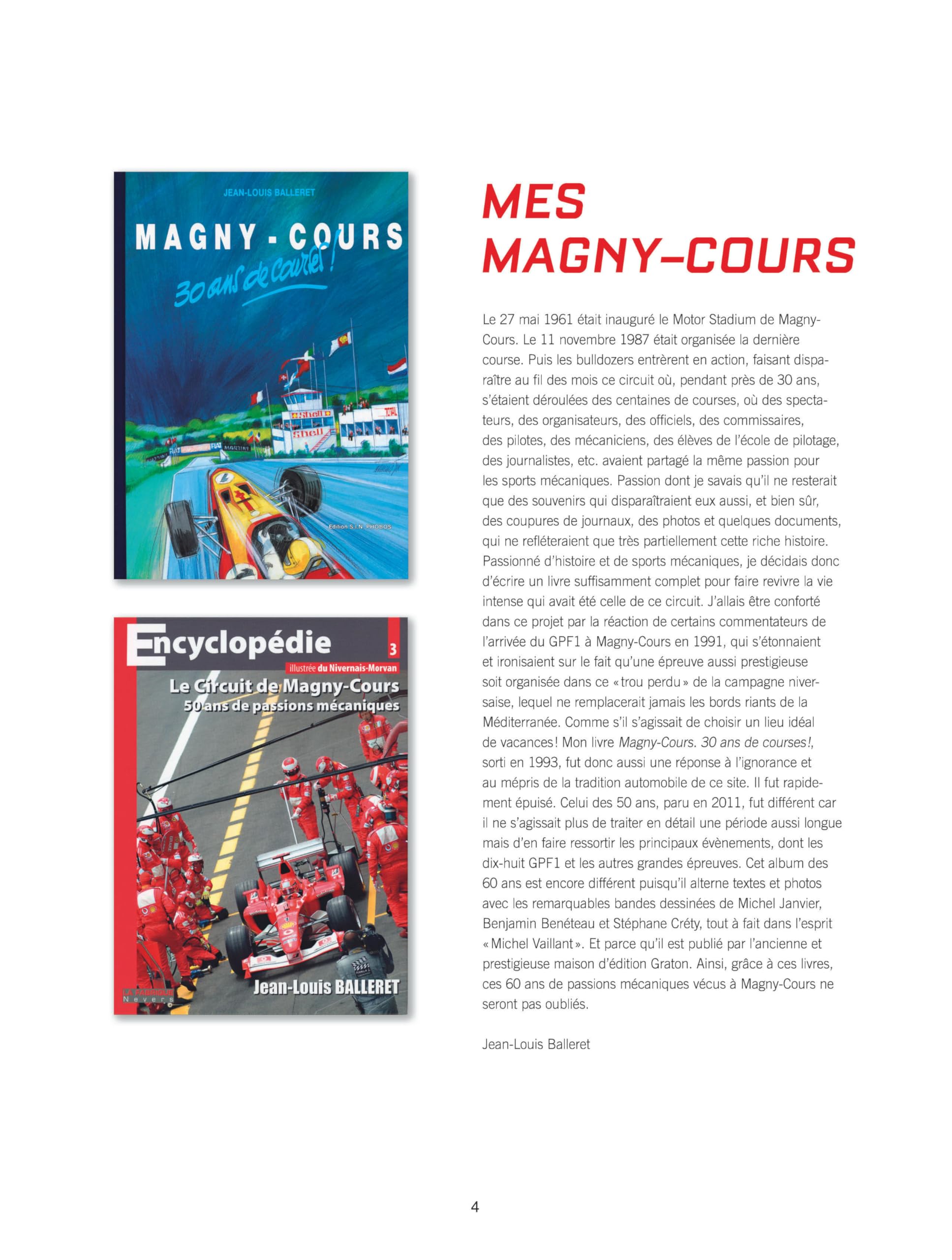 Michel Vaillant - Dossiers - Le Circuit de Magny-Cours