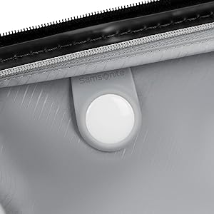 Samsonite Elevation Plus - Carry-On Hardside Luggage - Scratch Resistant Polypropylene Shell, RightHeight Adjustable Handle, Integrated AirTag Holder, TSA Lock, WetPak Compartment - Triple Black