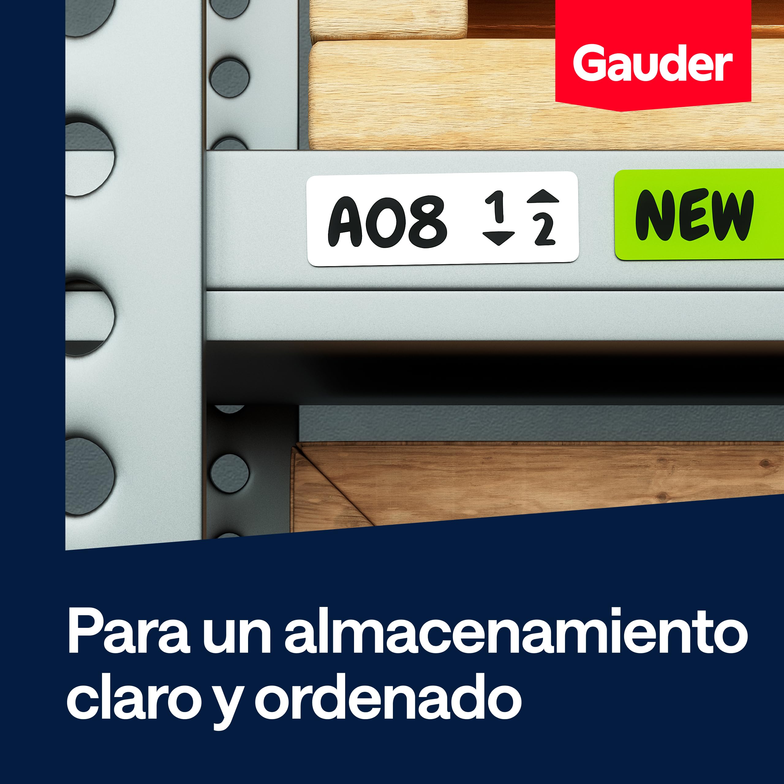 GAUDER Etiquetas Magnéticas Reutilizables 90 Unidades 75 x 25 mm Imanes para Escribir Pizarra Blanca