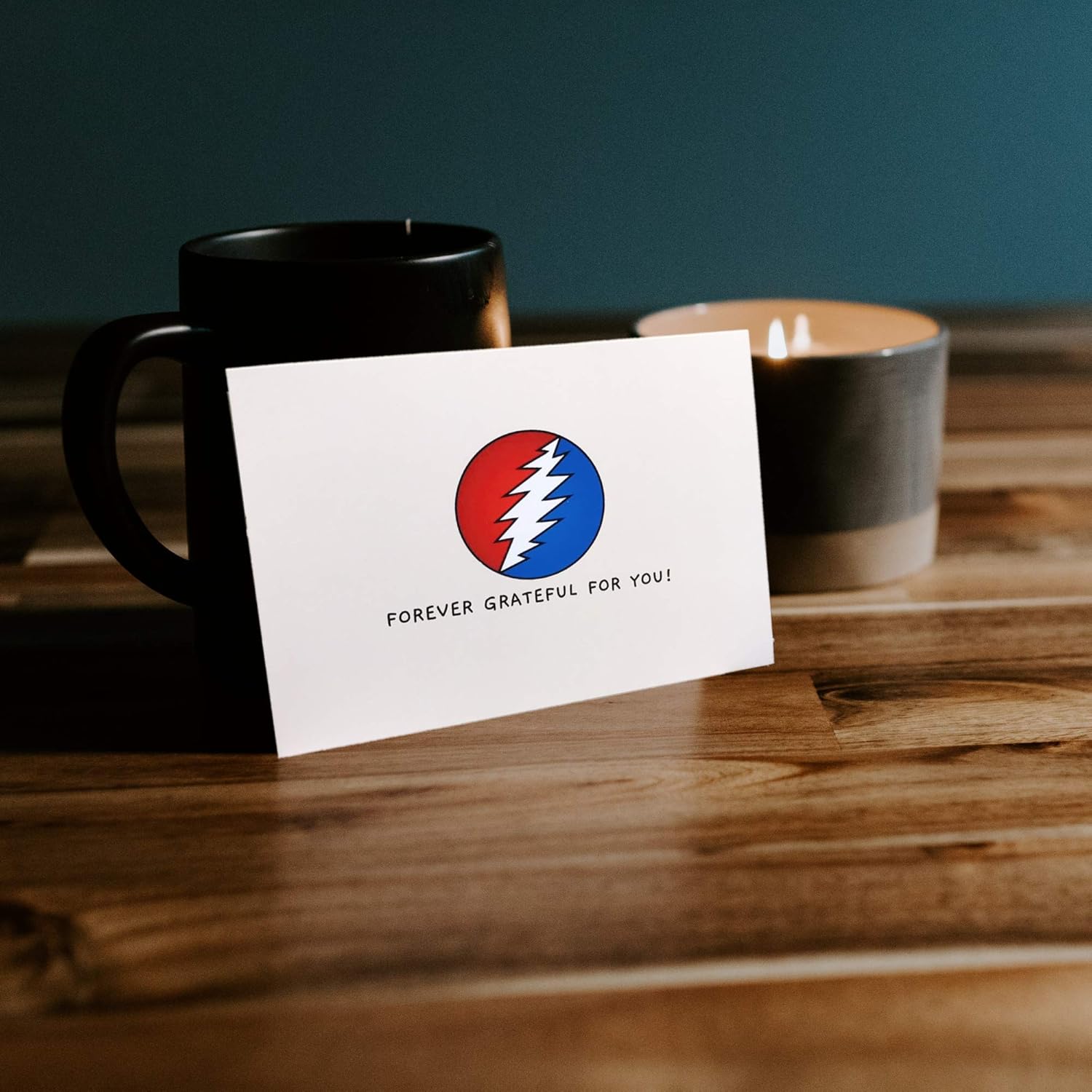 Grateful Dancing Bear Greeting/Thank you Card, Furthur, Art (10 PCS Cards), for Gift