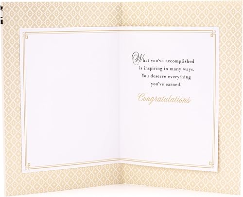 Miniatura 2 de Hallmark Congratulations Card or Graduation Card (Celebrating You) ¡Lo hiciste!,Trabajaste para esto,Saludos