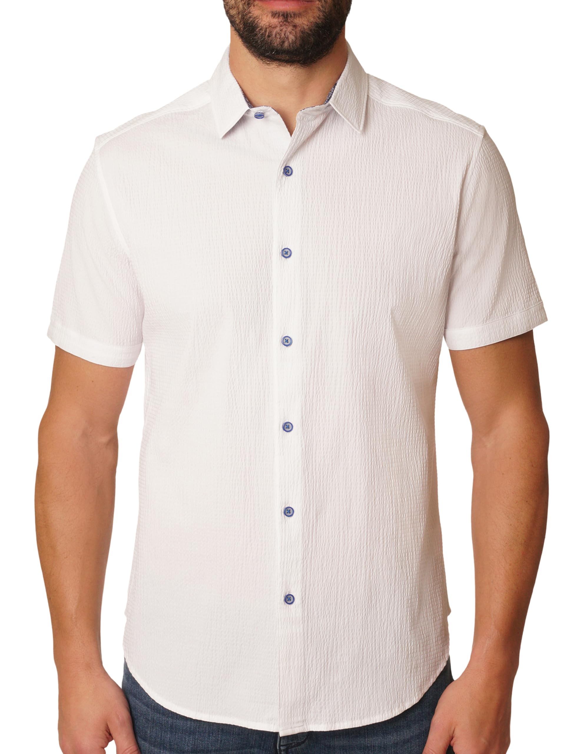 Robert GrahamMen's Gilford Short Sleeve Woven Button Down Shirt