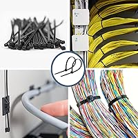 Vista 7 de 17 piezas de clips para lona mejorados de alta resistencia con 100 piezas de bridas de plástico - Abrazaderas de bloqueo para camping, sujetadores