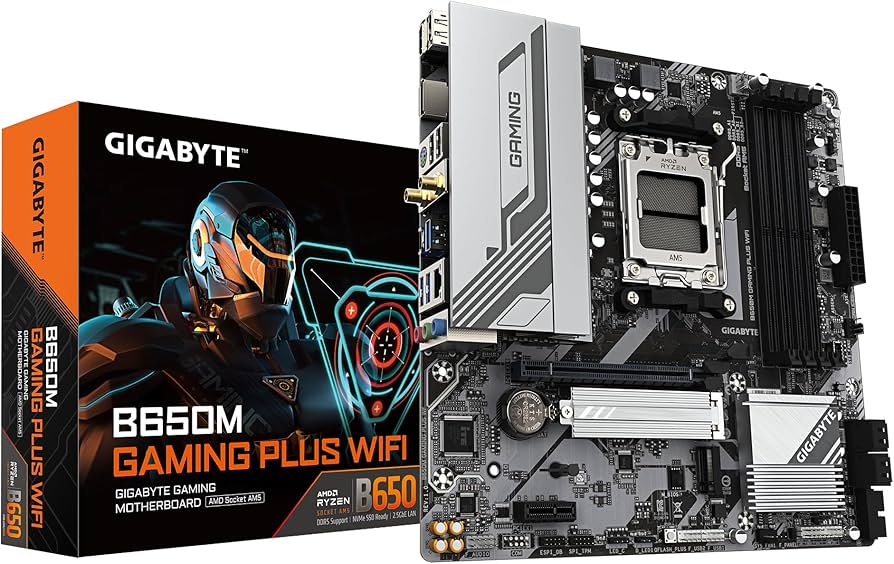 マザーボード GIGABYTE B650M GAMING PLUS WIFI Amazon.com: Gigabyte GA-B650M Gaming Plus WF (AM5) (D) : Electronics