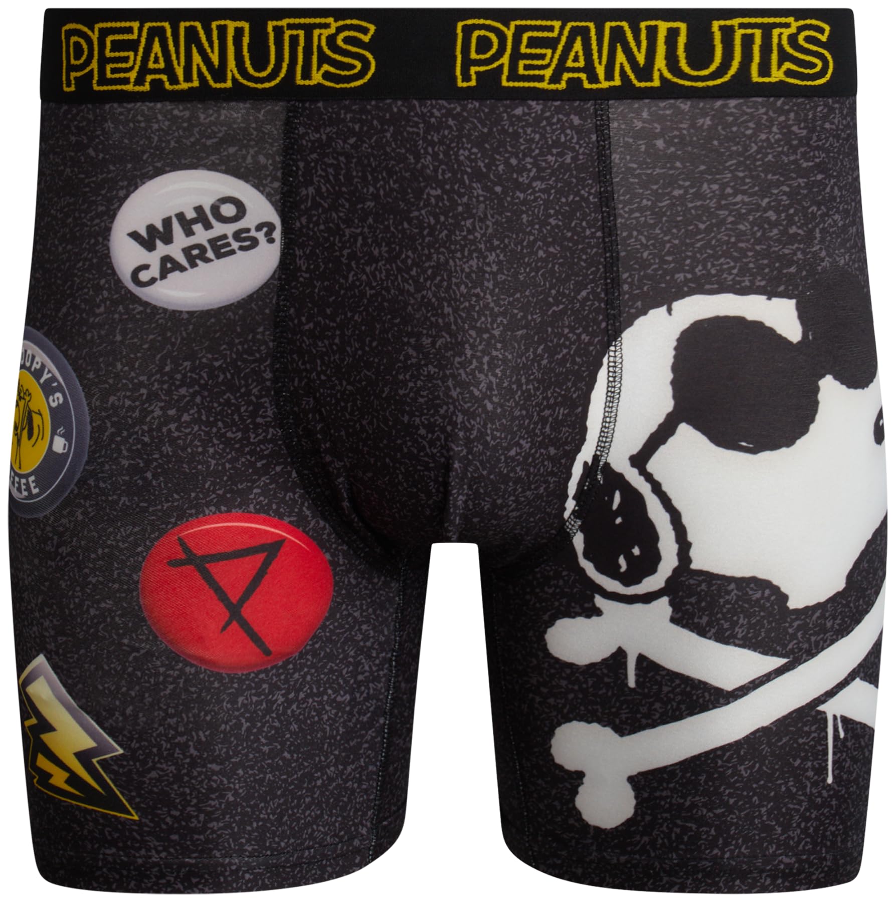 COCO BRANDS Mens Boxer Briefs - 1 Pack 2 Pack 3 Pack Peanuts Snoopy Lightweight Soft Stretch Fit
