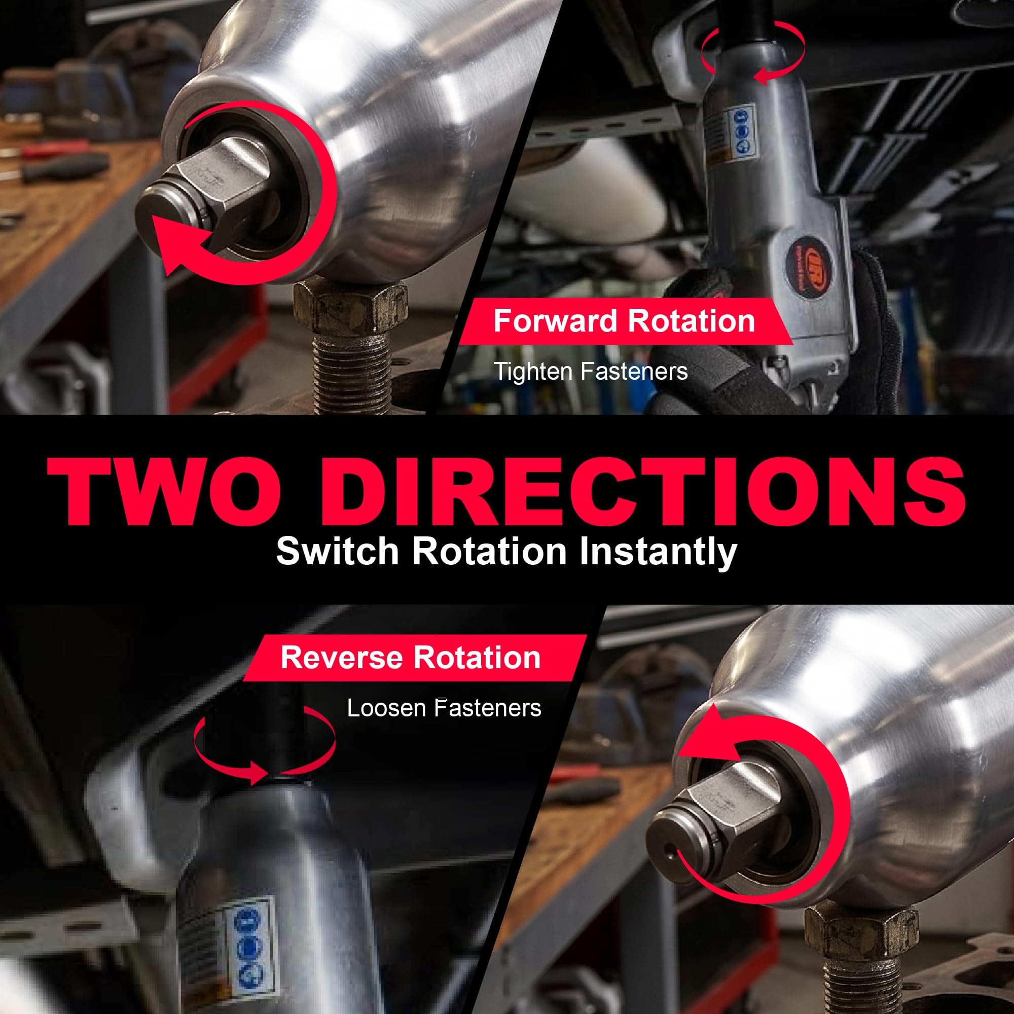 Ingersoll Rand 216B Air Impact Wrench - 200 ft-lbs Torque -4