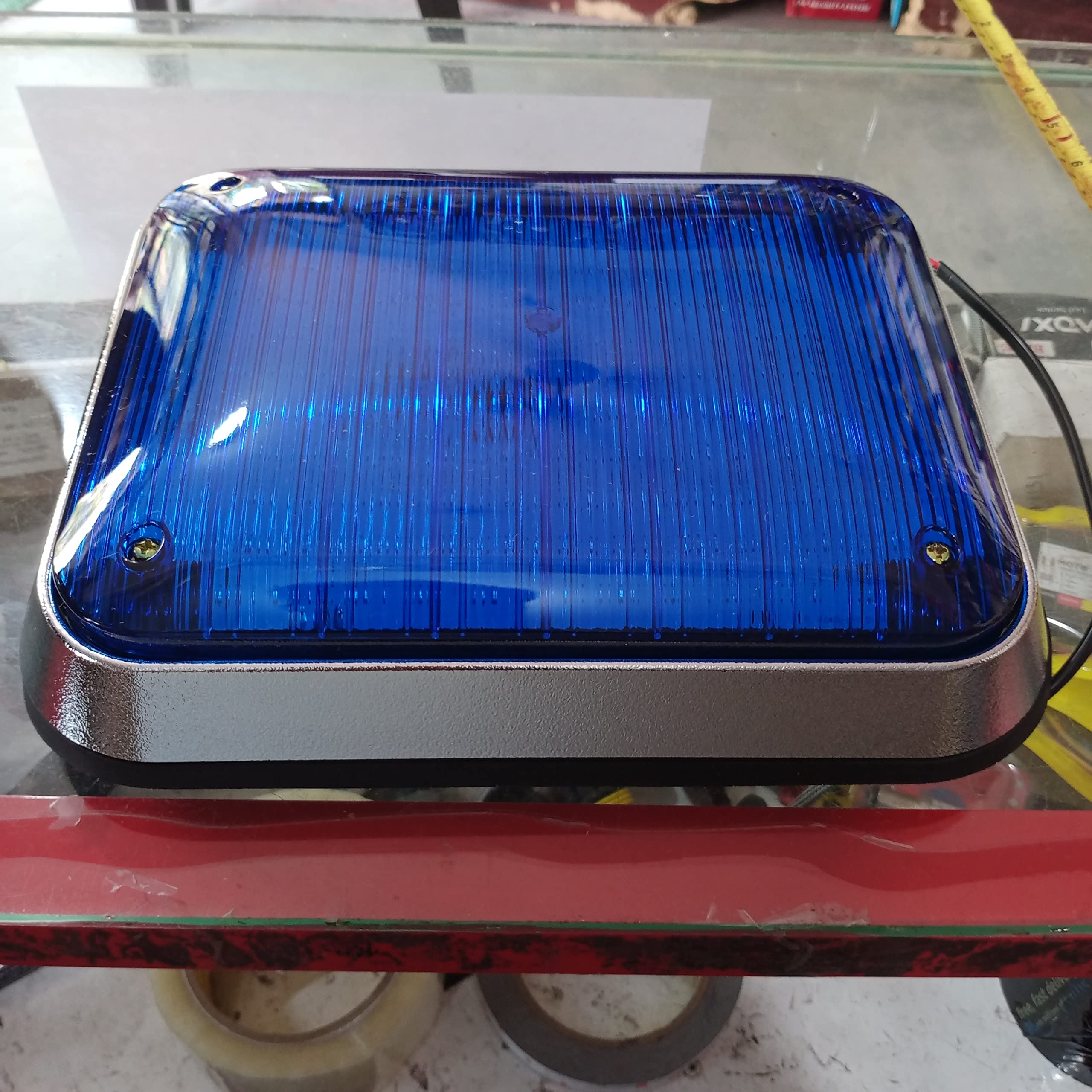 Ambulance Side Big Square Emergency LED Light (Blue)