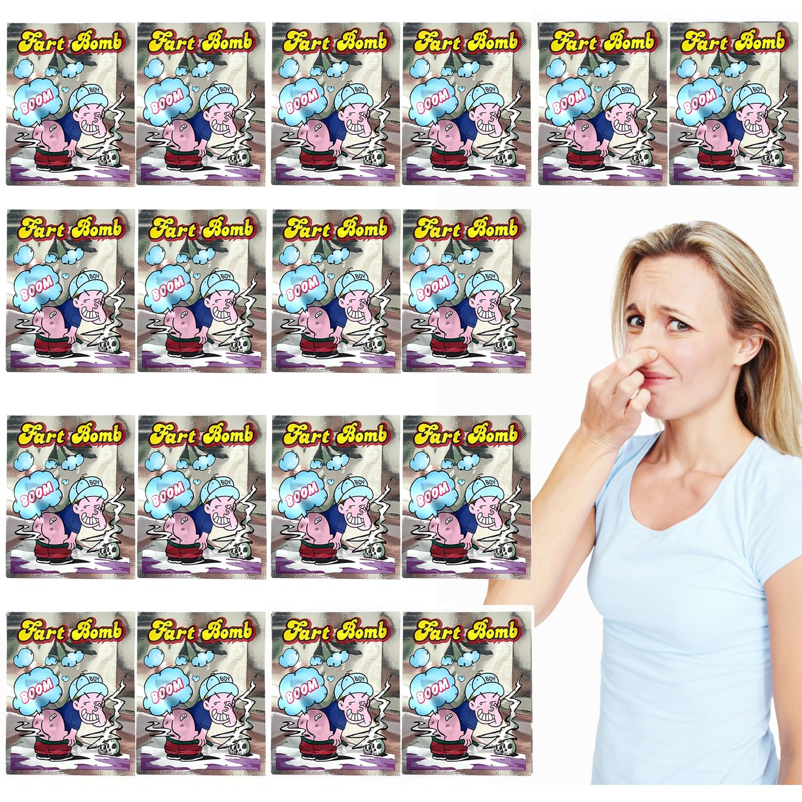 Pack of 18 Stink Bombs for Parties and Events, Ensuring Fun and Suitable for Various Occasions