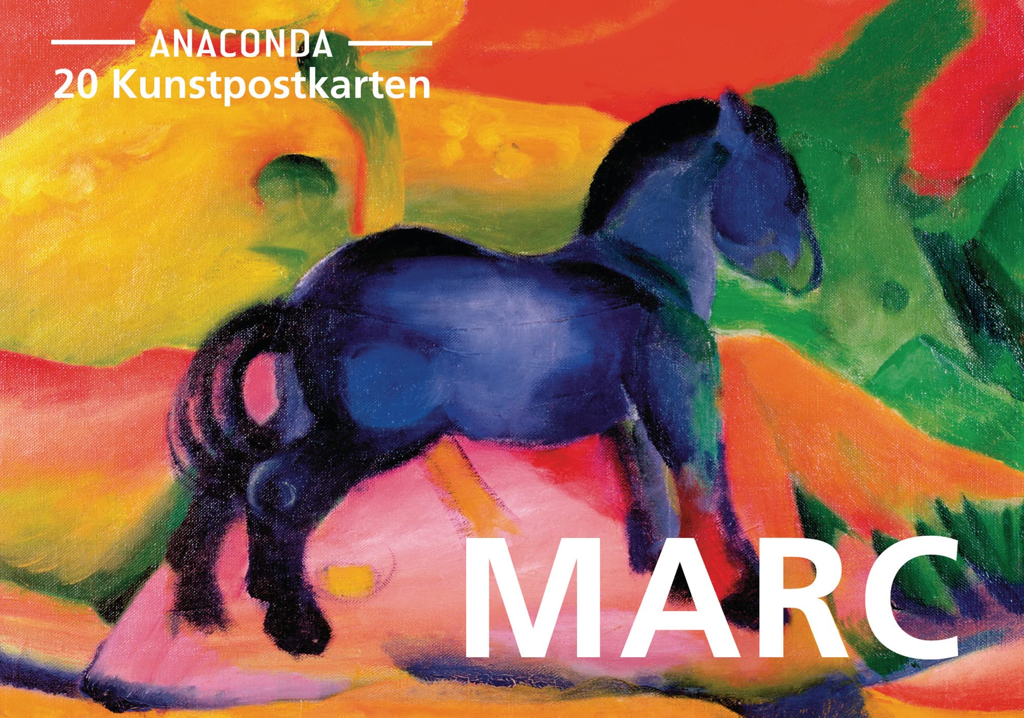 Postkarten-Set Franz Marc: 20 Kunstpostkarten aus hochwertigem Karton. ca. € 0,25 pro Karte