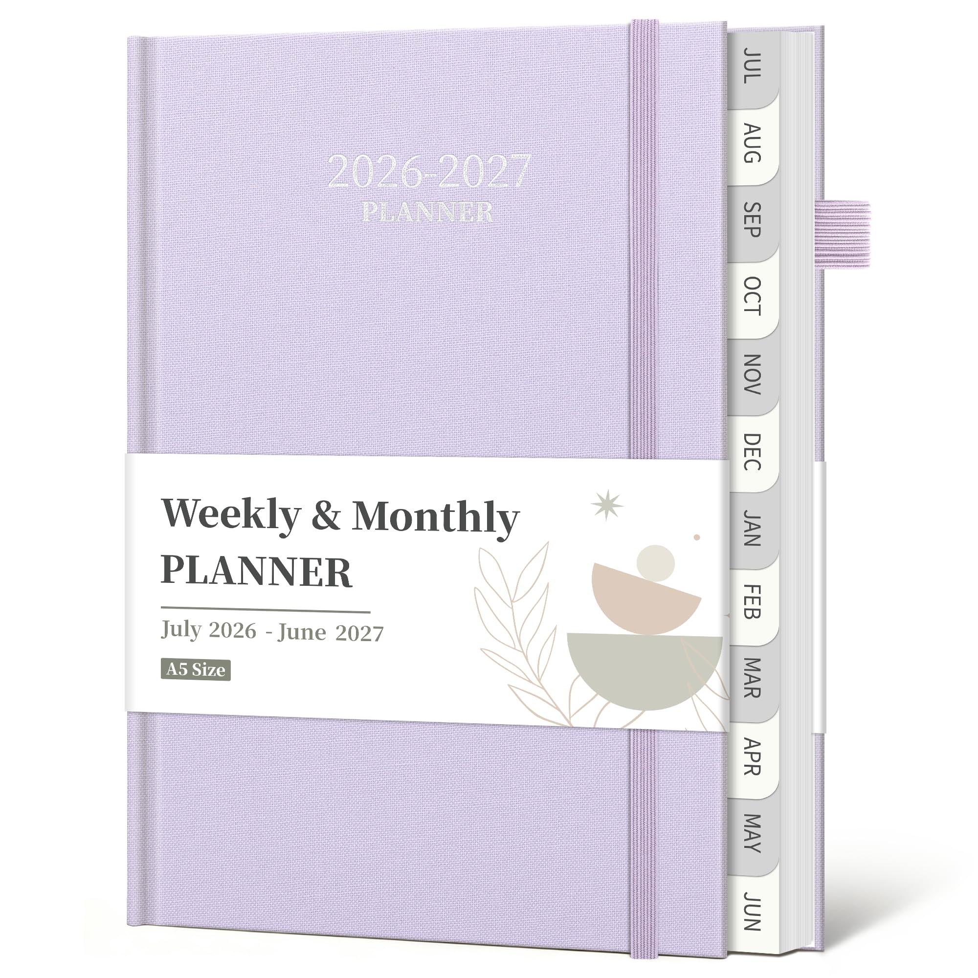 2026-2027 Planner, Weekly and Monthly Calendar Planner, Jul 2026 - Jun 2027