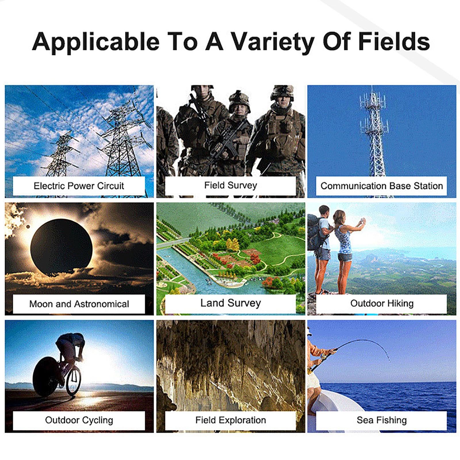 IMOSEI Land Surveying Machine, Professional GNSS Receiver with 2.8'' LCD Screen, Accurate Measurement, Track Tracking, for Forest Farmland Mountain Mining Lake