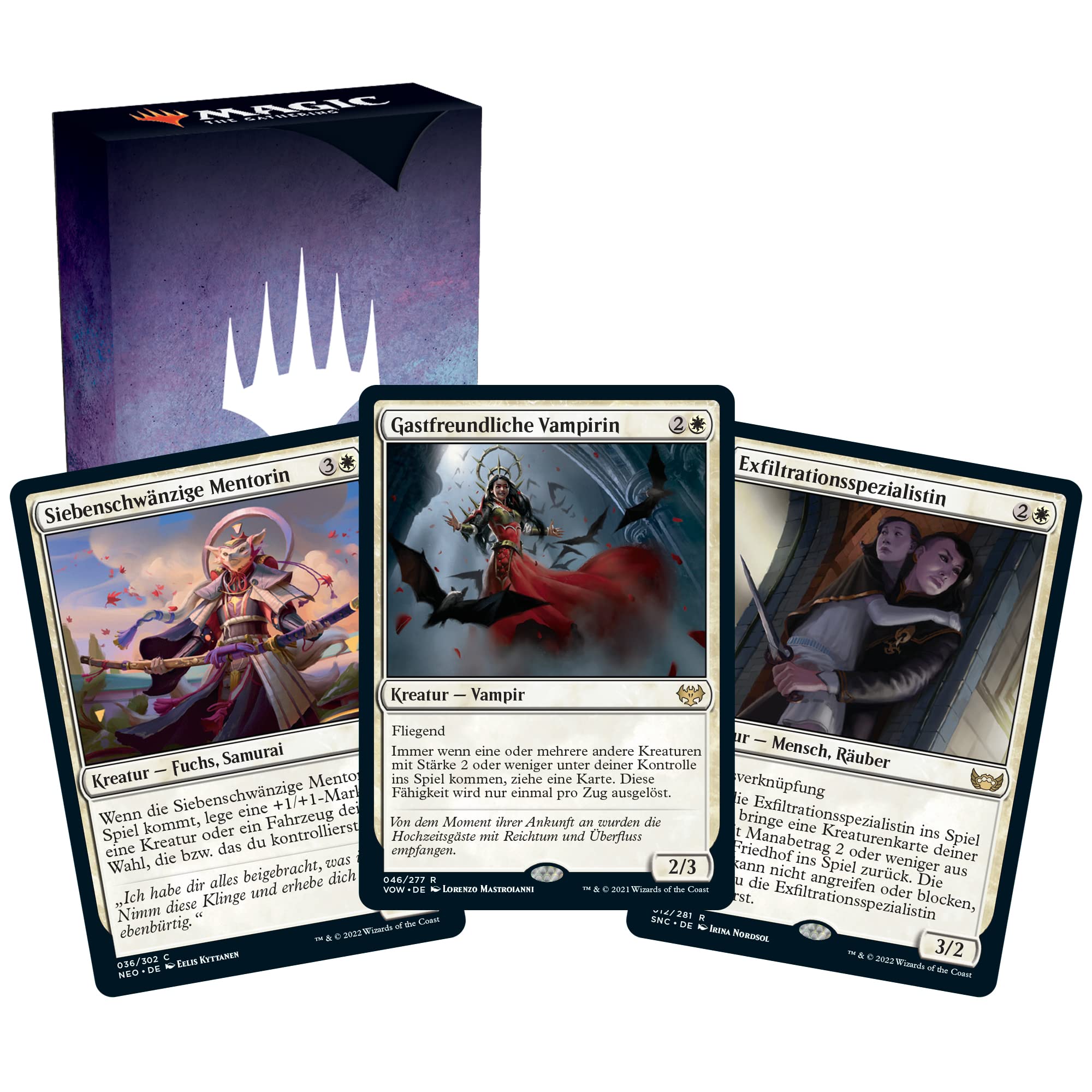 Magic The Gathering Einsteigerpaket 2022, 2 spielfertige Decks, 2 MTG Arena Code-Karte (Deutsche Version), Multi, D05661000