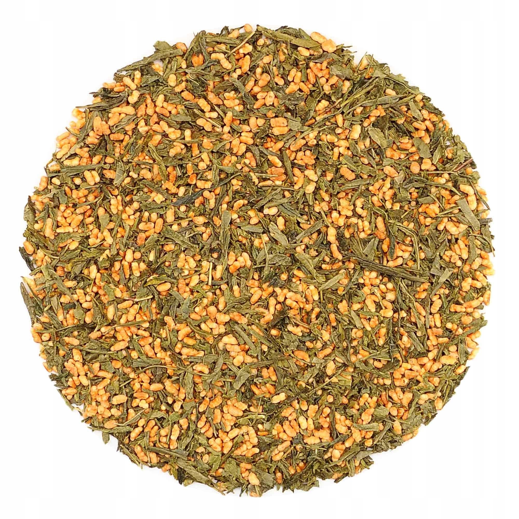 Herbata zielona Genmaicha z Prażonym Ryżem 500g Prażony Ryż