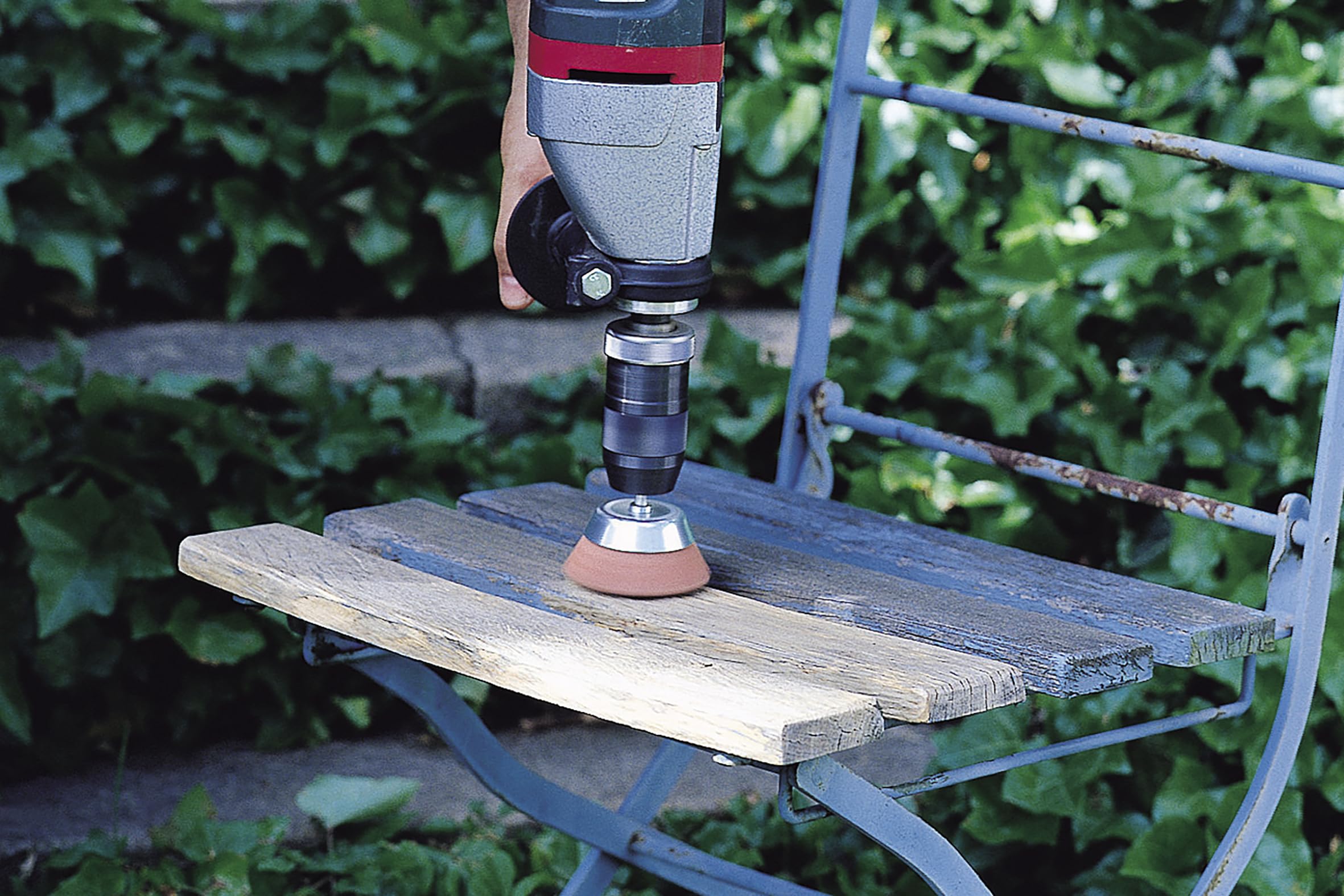 Spazzola A Disco Wolfcraft Con Filo Di Nylon - Aggressiva Per Pulizia, Ruggine E Lucidatura, Per Trapani - Foto 11