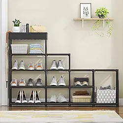 Sapateira Organizador 5 Andares com Cestinho Multiuso para Calçados Sapatos Tênis