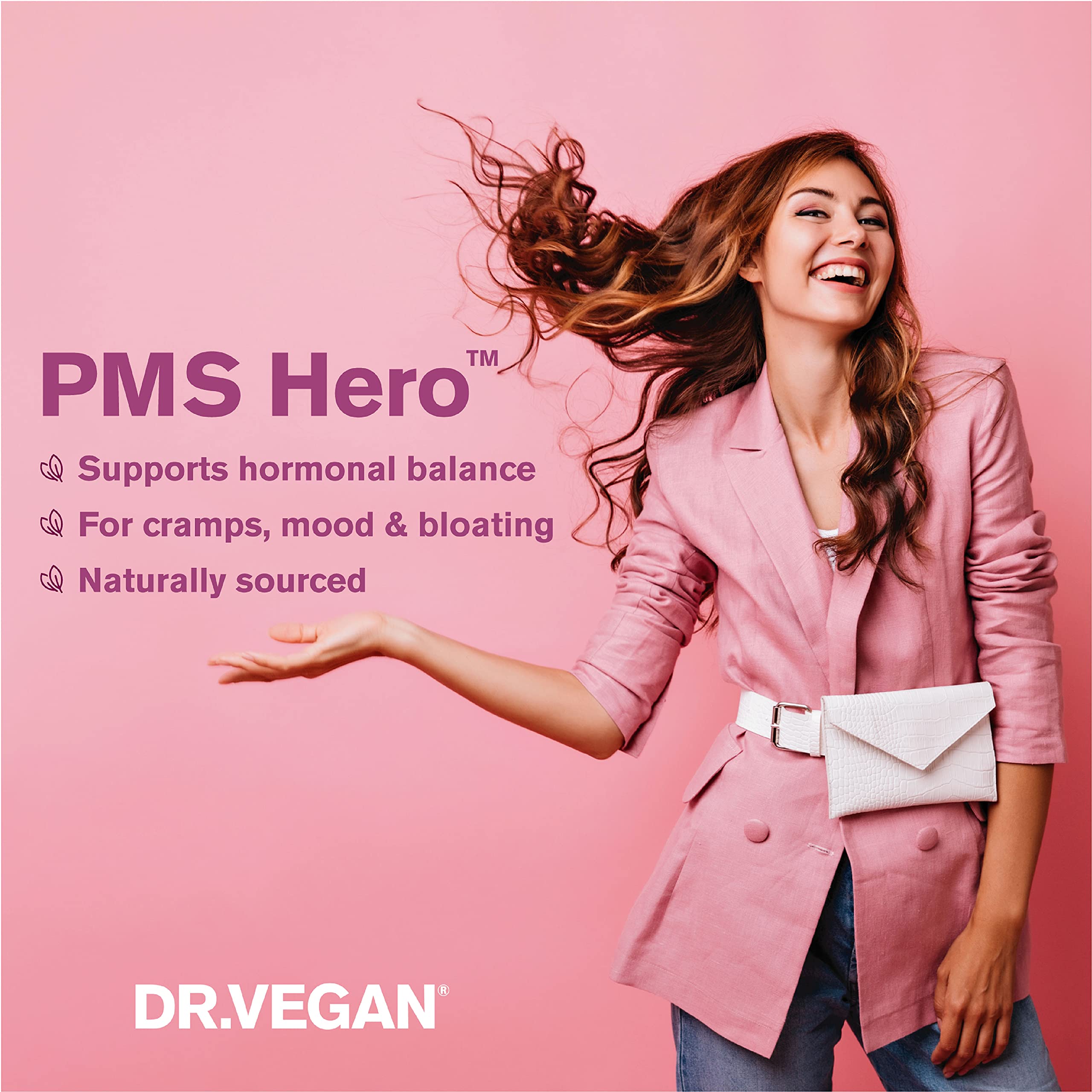 DR.VEGAN PMS Hero Women's Health Period Support Vitamins