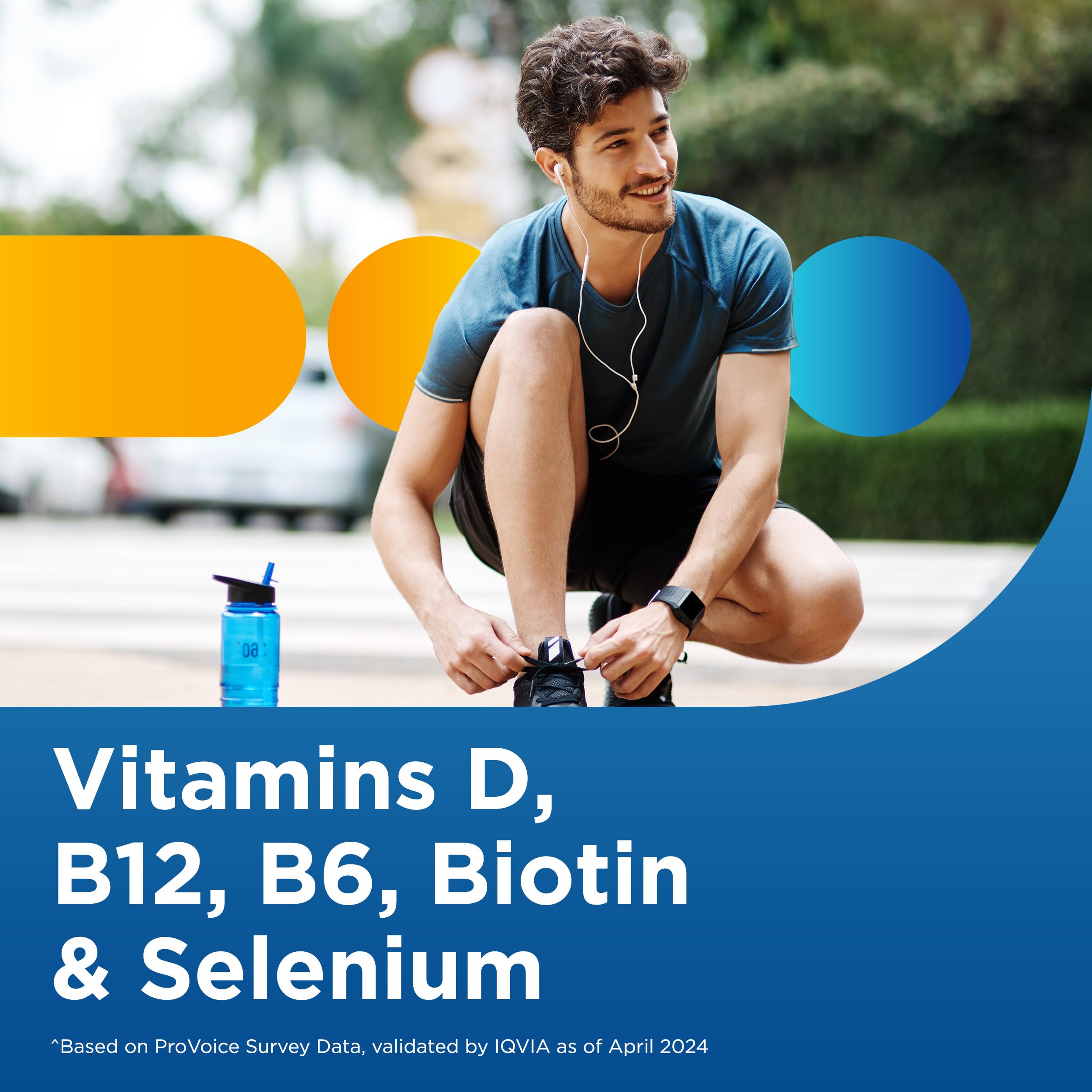 Centrum Multivitamin for Men, Multivitamin/Multimineral Supplement with Vitamin D3, B Vitamins and Antioxidants, Gluten Free, Non-GMO Ingredients - 250 Count — Amazon image 2