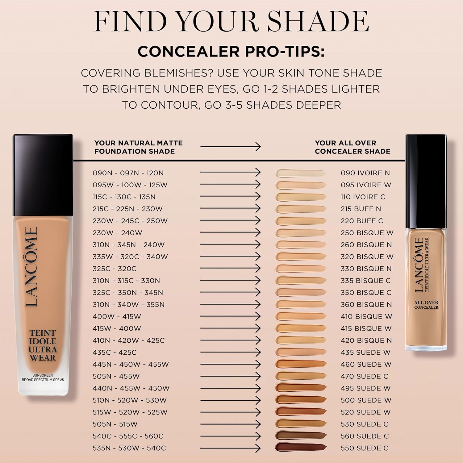 Lancôme Teint Idole Ultra Wear Natural Matte Foundation- Longwear, Medium-Full Coverage, Natural Finish, Waterproof & Hydrating Formula - Image 9