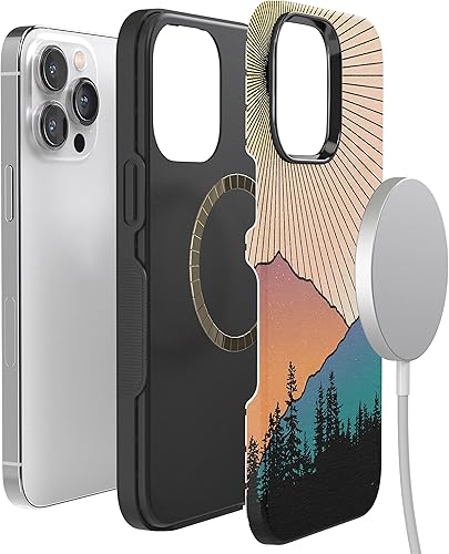 Miniatura 6 de Casely - Funda para iPhone 14 Pro Max, compatible con MagSafe, Golden Hour, funda Mountain Sunset Hora Dorada | Puesta de sol,10 Frida Kahlo | Viva