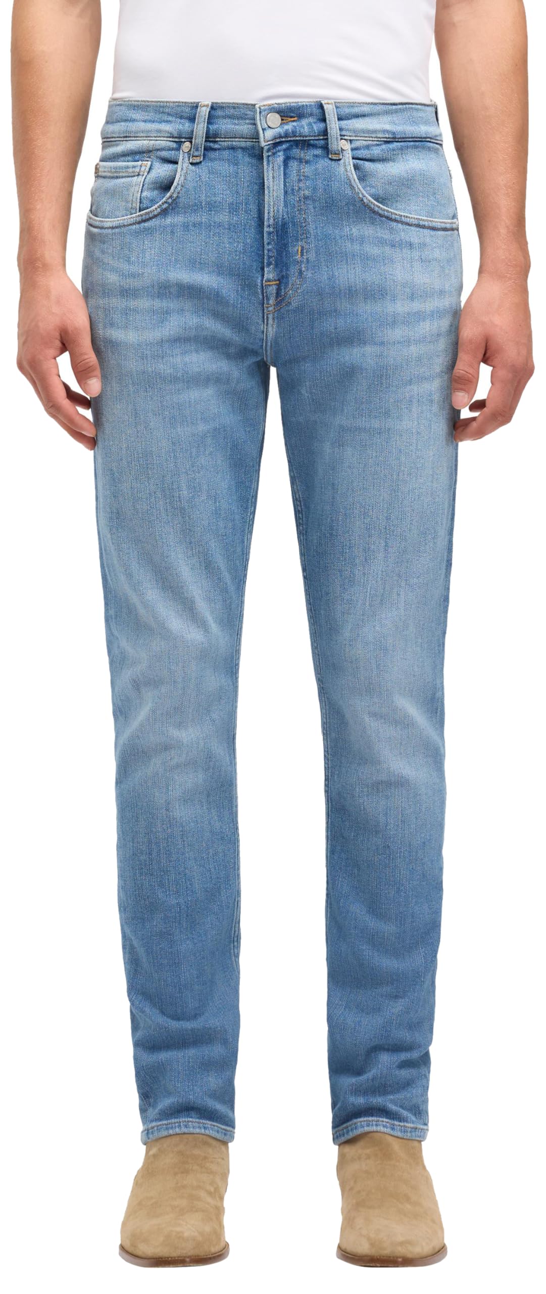 7 For All Mankind Men's Slimmy Tapered Match Jeans, Mid Blue, 28W IT