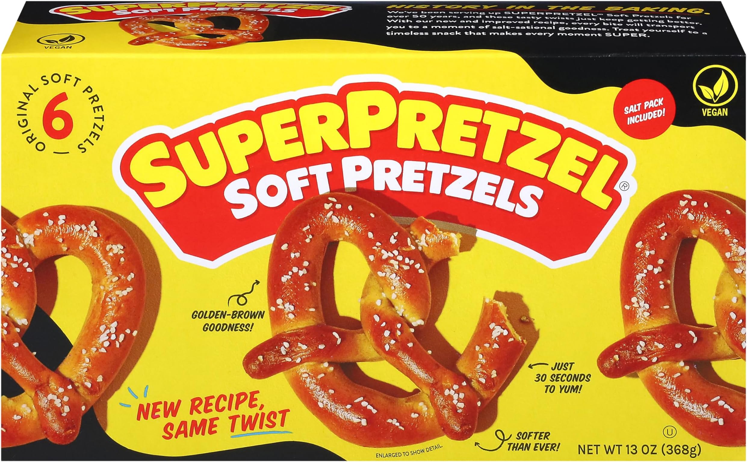 SuperPretzel, Soft Pretzels, 13 oz