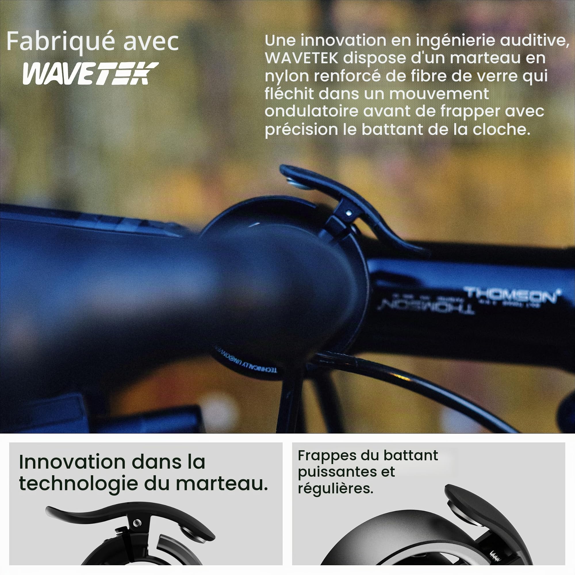 Knog Fahrradklingel Oi Prima, Anthrazit, 23,8-31,8 mm, Knop