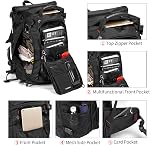 Sac à dos de voyage Transporter sur sac à dos Durable Convertible Sac à bandoulière 15.6 Inch Ordinateur portable pour hommes et femmes randonnée
