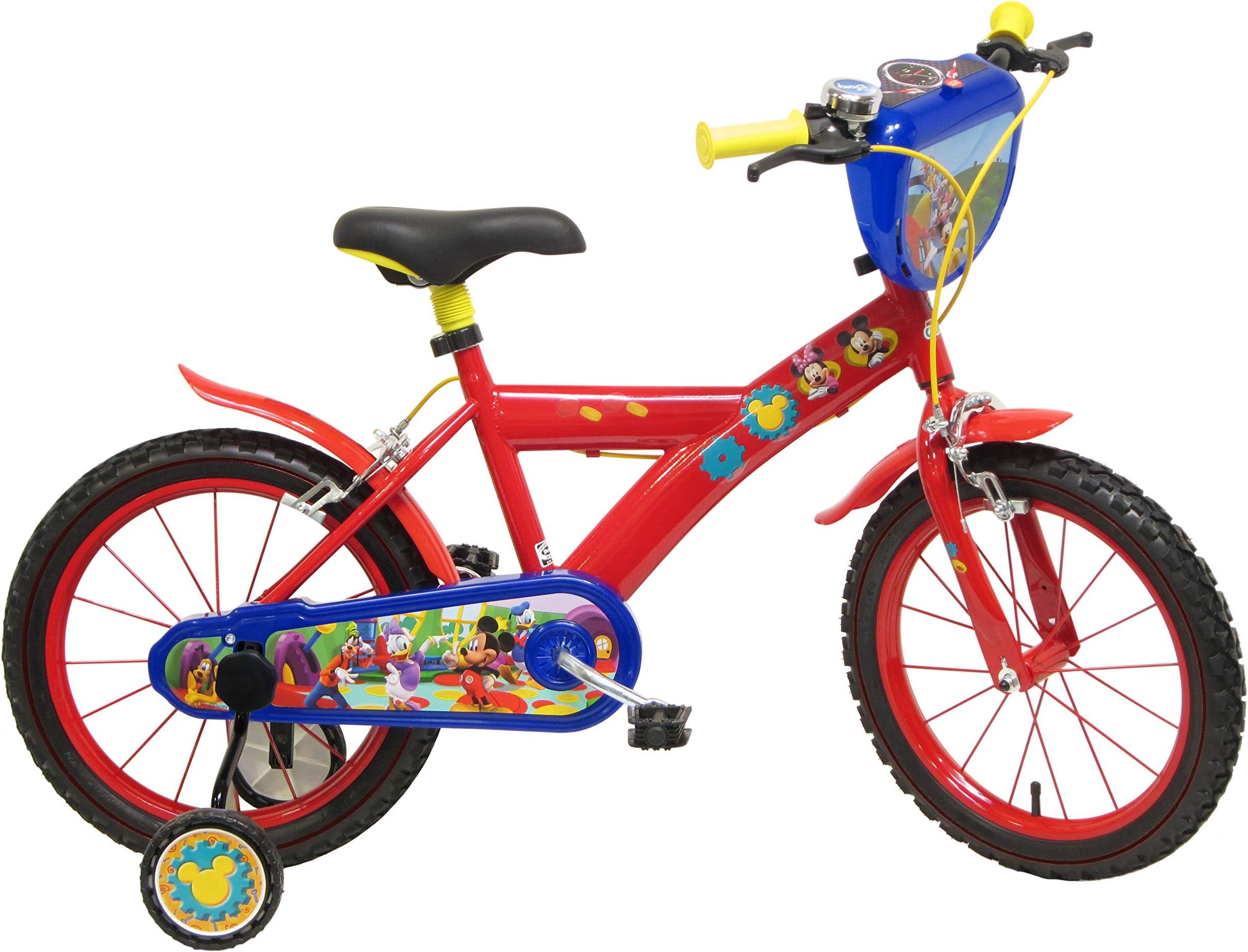 DENVER BIKE 13196 Denver ''16" Disney Mickey Mouse'' Bike, Multi Colour