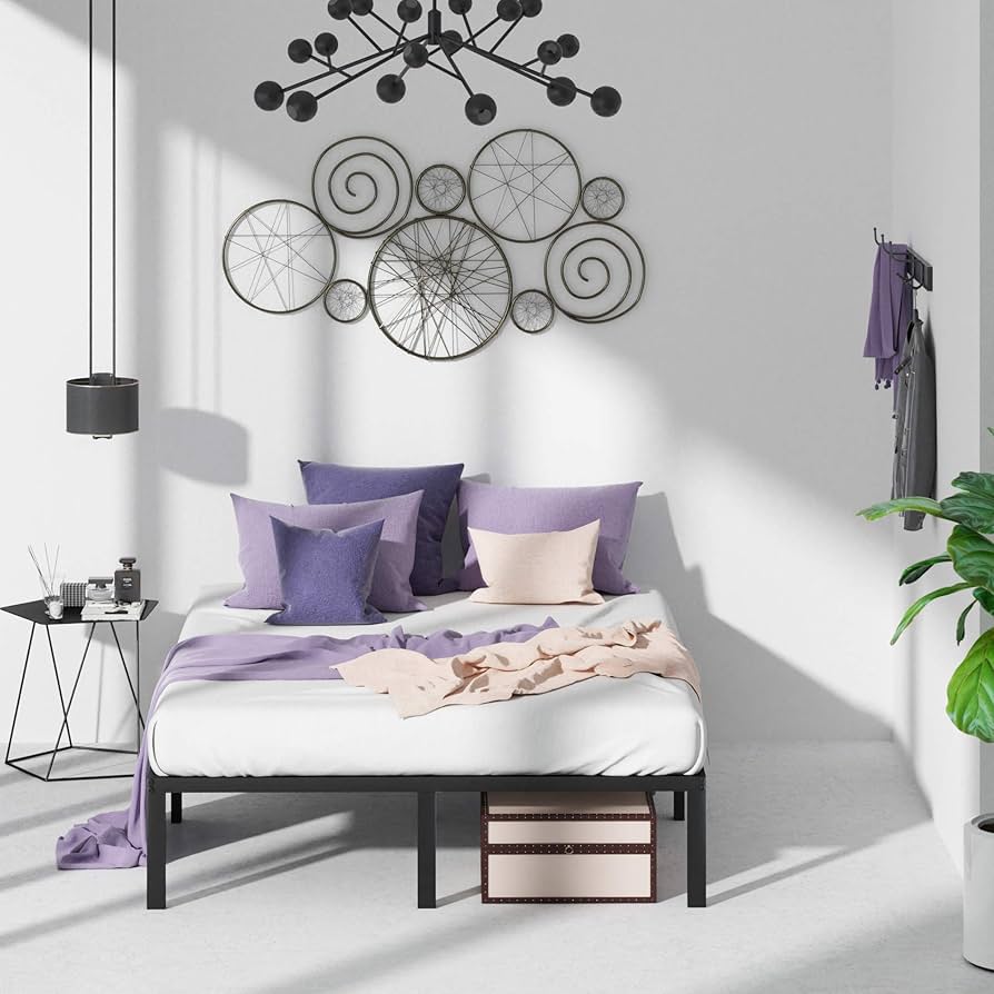 Amazon.com: ZINUS Yelena 14 Inch Metal Platform Bed Frame