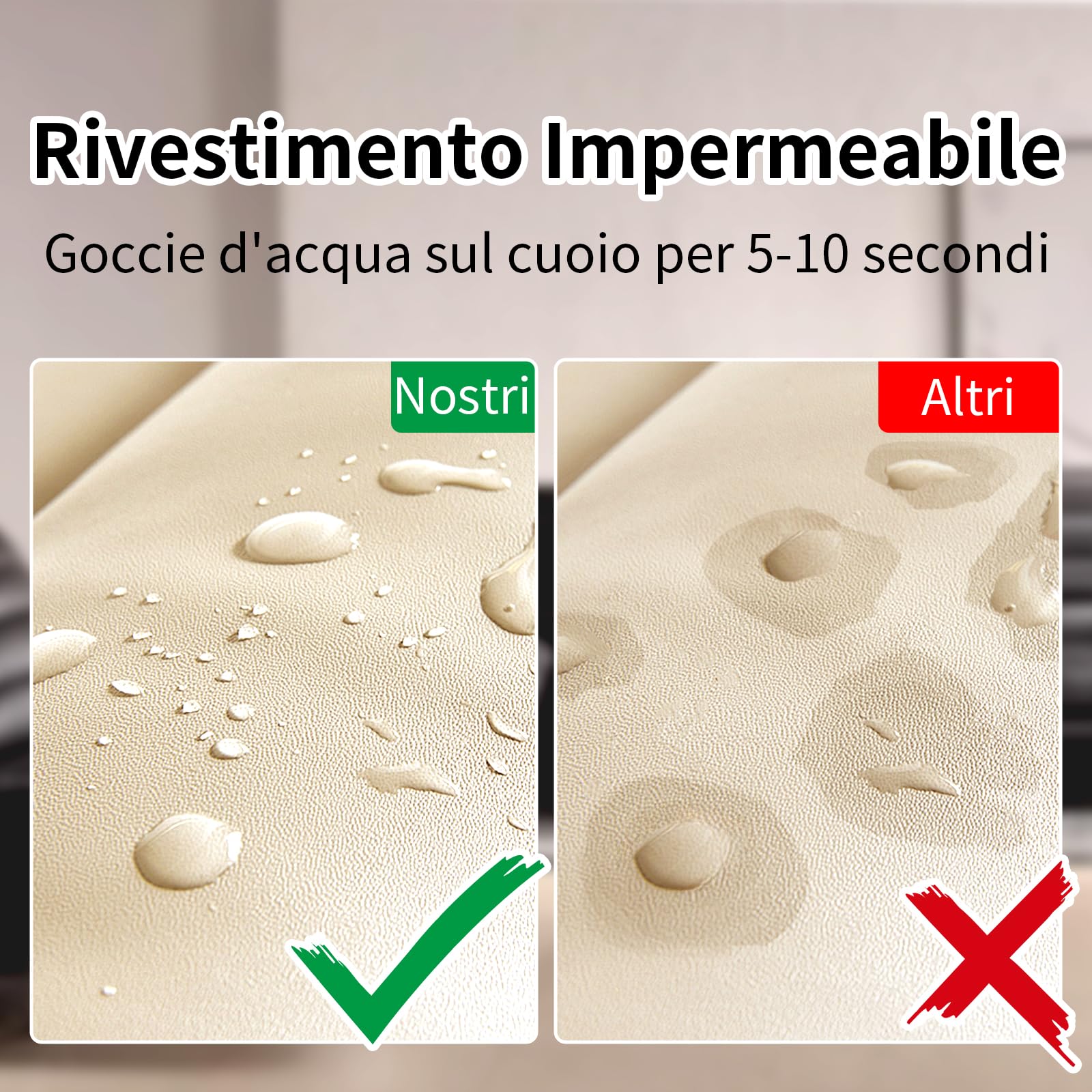 SHADAIWUYU Beige Riparazione Pelle,Kit Riparazione Pelle per la Riparazione della Pelle,Ricolorante Pelle,Riparazione Sedili Auto,Ripara Pelle Divano,Rinnova Pelle Giacca,Scarpe,Sella