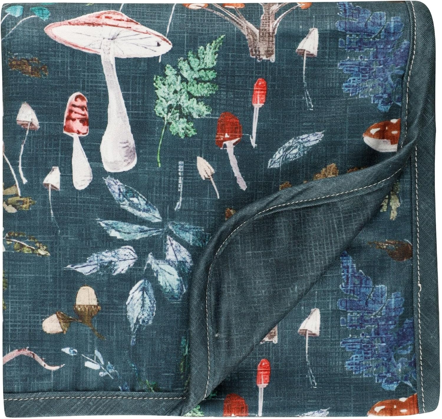 Baby Swaddle Blanket, Jersey Knitted Receiving Blanket for Boys and Girls, Soft Stretchy Double Layer Nursery Blankets, Mushroom Baby Swaddle Blanket, Jersey Knitted Receiving Blanket for Boys and Girls, Soft Stretchy Double Layer Nursery Blankets, Mushroom