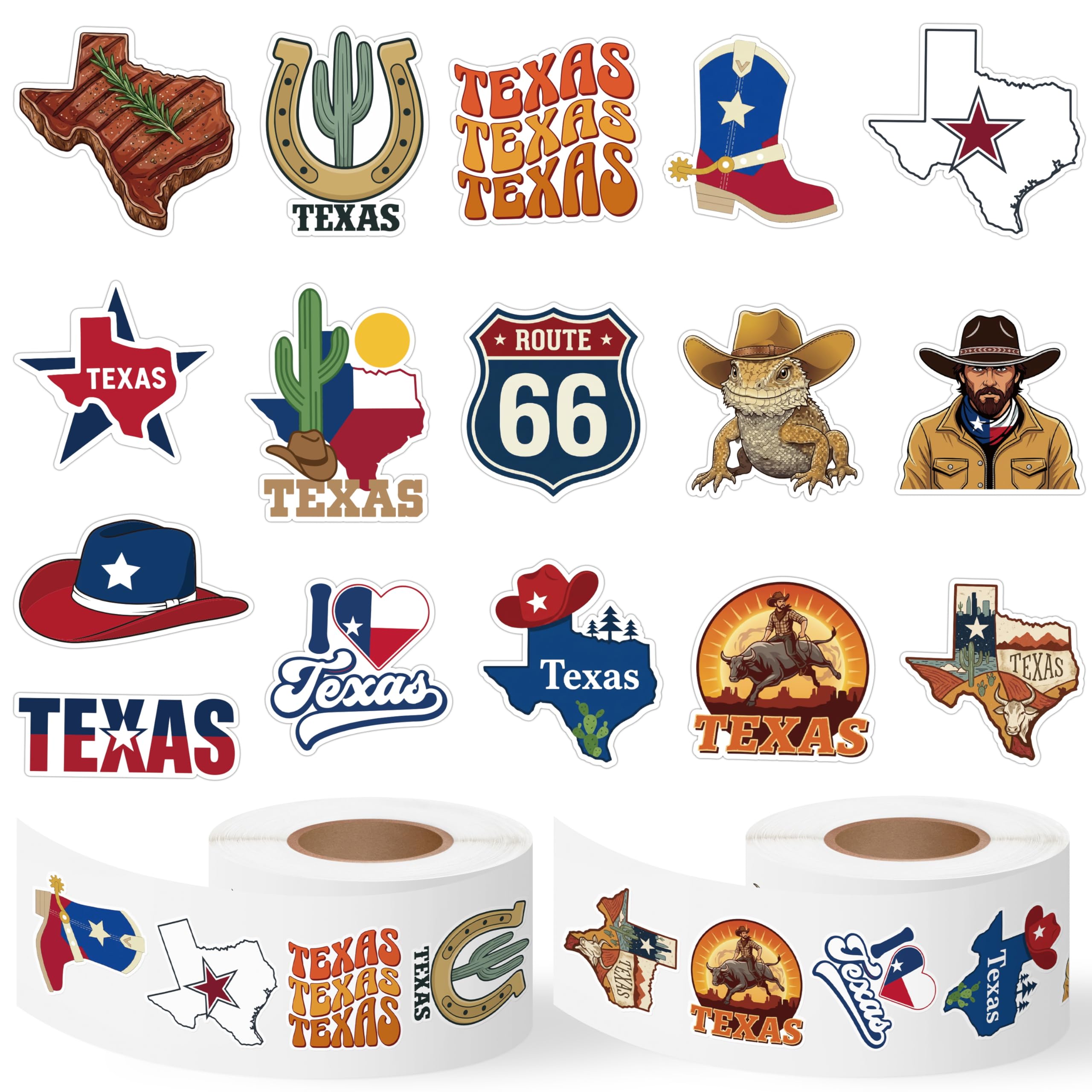 Texas Pride Sticker Waterproof Vinyl Strong Adhesion for Laptops