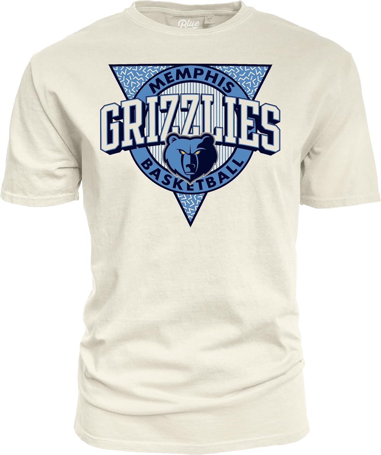 Blue 84 NBA Unisex-Adult NBA Officially Licensed T-Shirt Ringspun Triblock Ivory